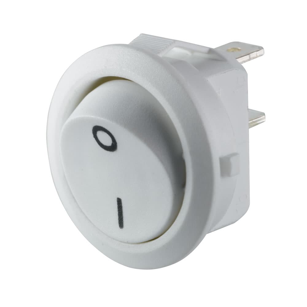 Marquardt Single Pole Round Rocker Switches - Series 1881