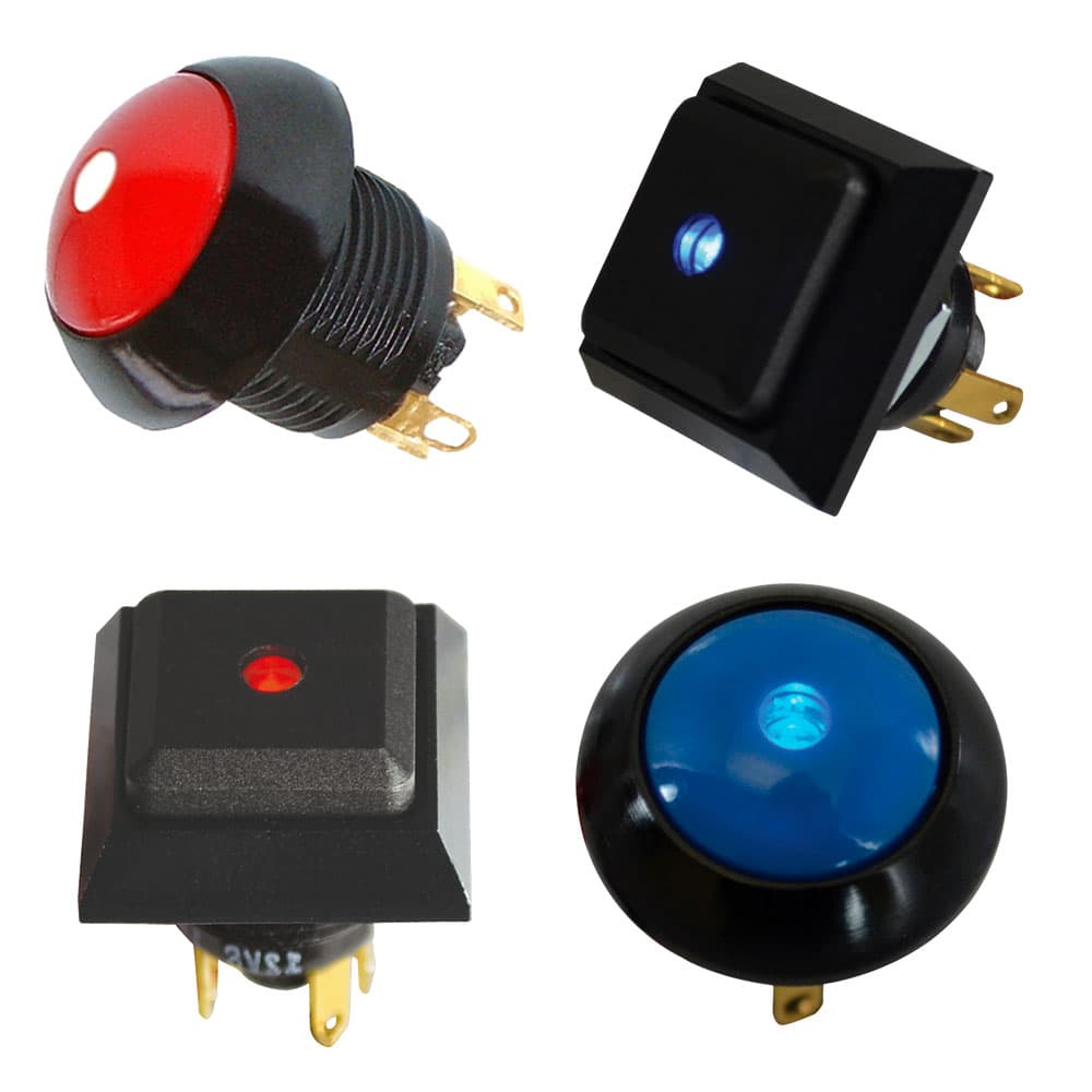 OTTO LP7-D Illuminated Pushbutton Switch Range