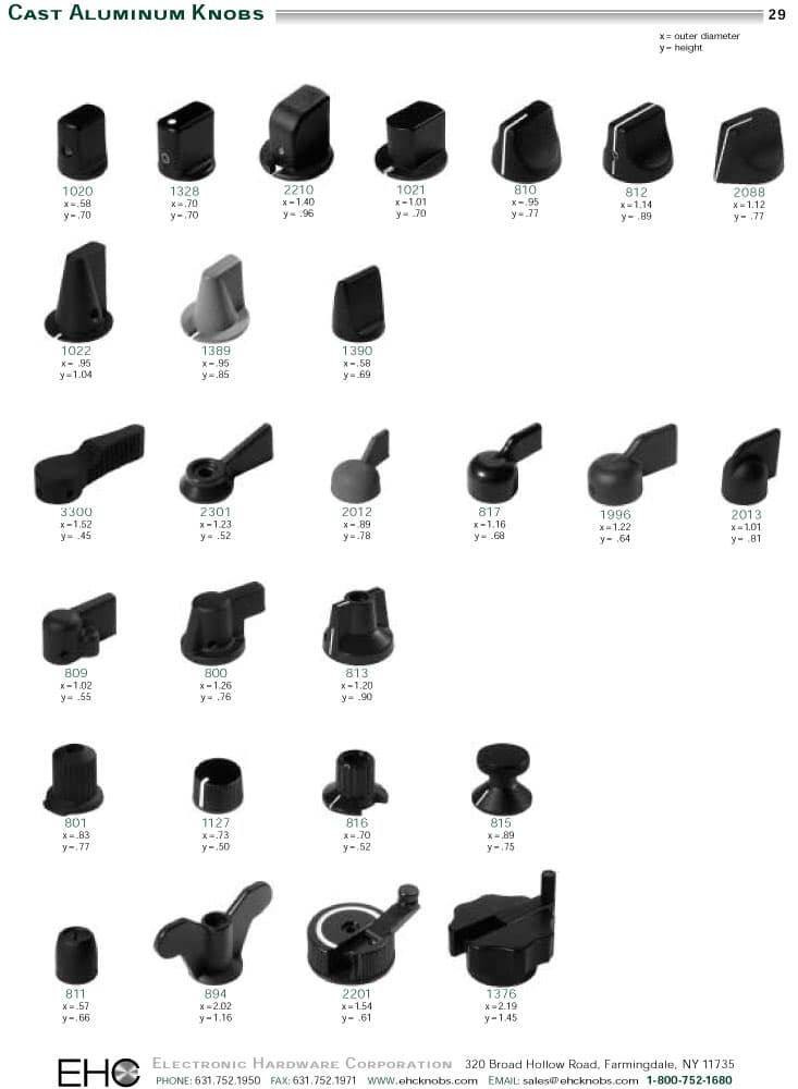 EHC Knob - Military Control Knobs - Special Control Knobs