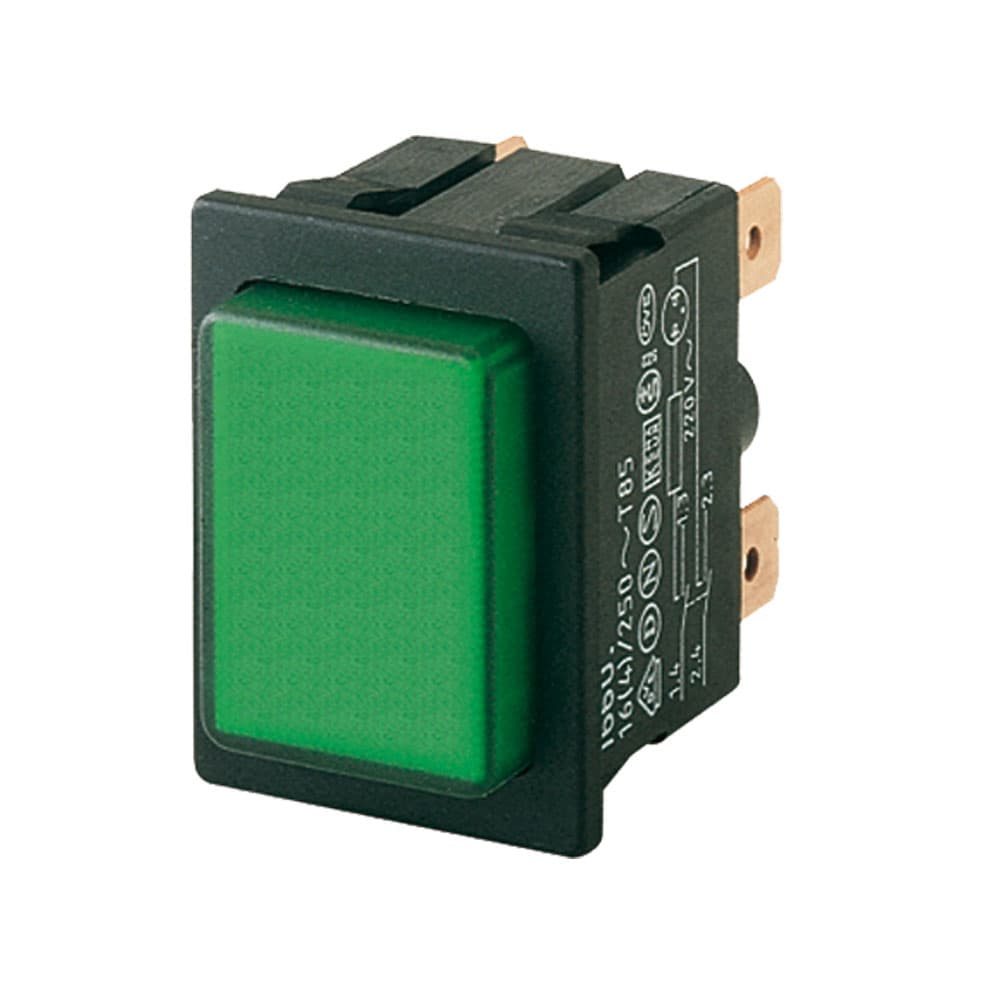 Marquardt Single and Double Pole Push Button Switches- Series 1660