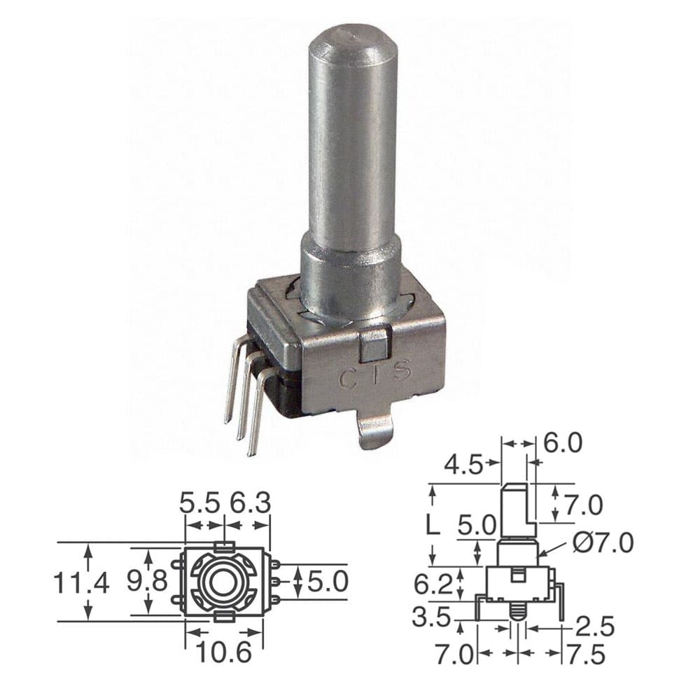 CTS Commerical Minature Encoder 290 Series