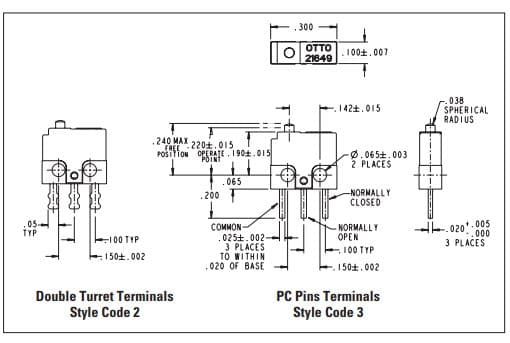 OTTO B1-13111 B1 Basic Switch Range
