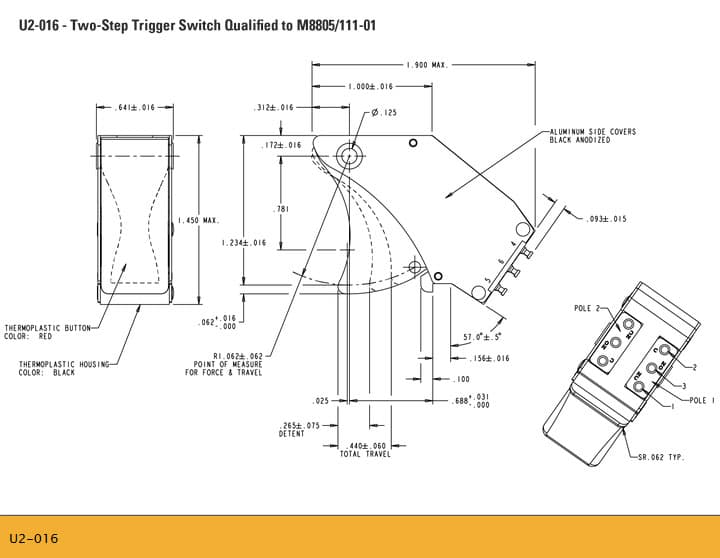 OTTO U2-016 Trigger Switches