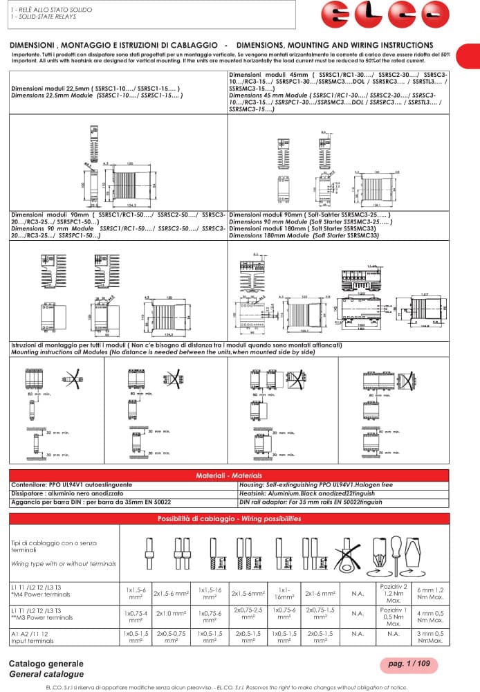 Elco AC Semiconductor - SSRSMC Series (Soft Starter)