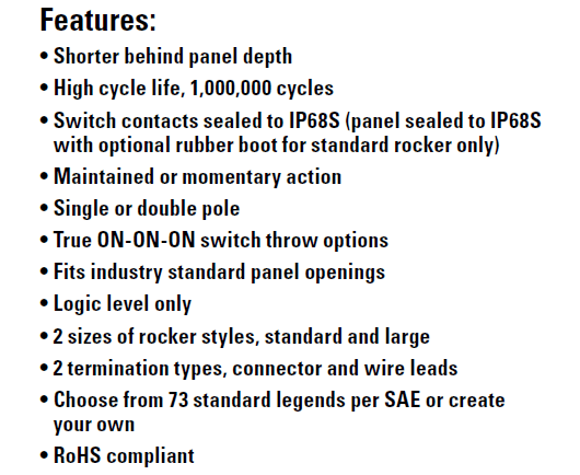 OTTO K1S FNR, sealed to IP68S Forward-Neutral-Reverse (FNR) switch