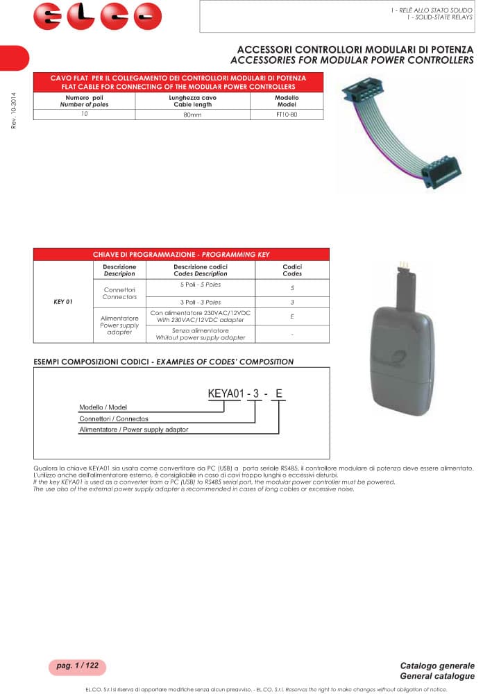 Elco Programming Key