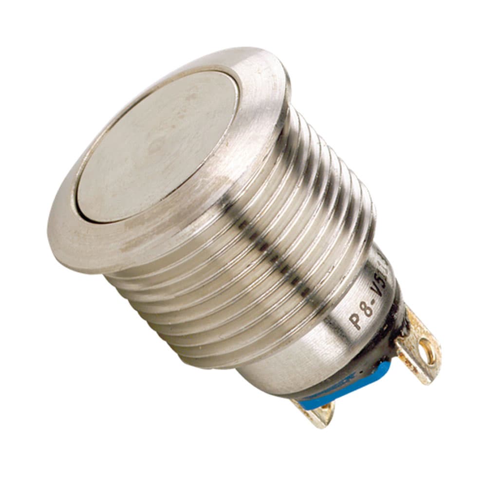 A sealed, vandal resistant pushbutton switch with momentary action - To provide