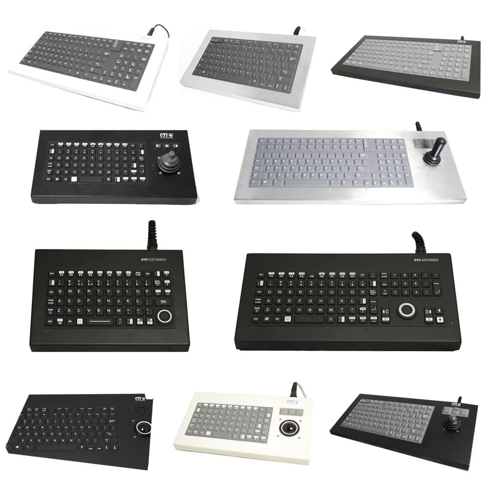CTI Plug-n-Play Industrial Keyboard Range